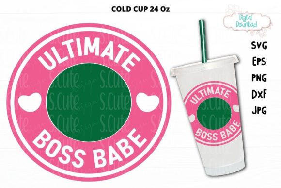 Boss Babe Cup Graphics and Illustrations