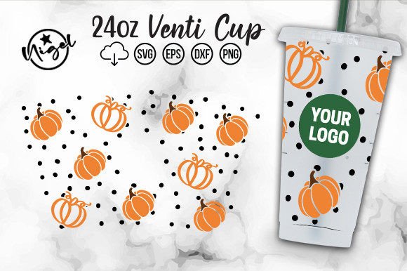 Halloween Cold Cup Wrap SVG Graphics for Crafts