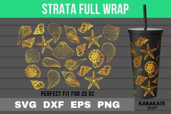 Ocean Shell SVG Graphics for Crafts