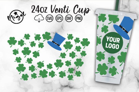 St. Patrick's Day Cold Cup Wrap Svg Cut